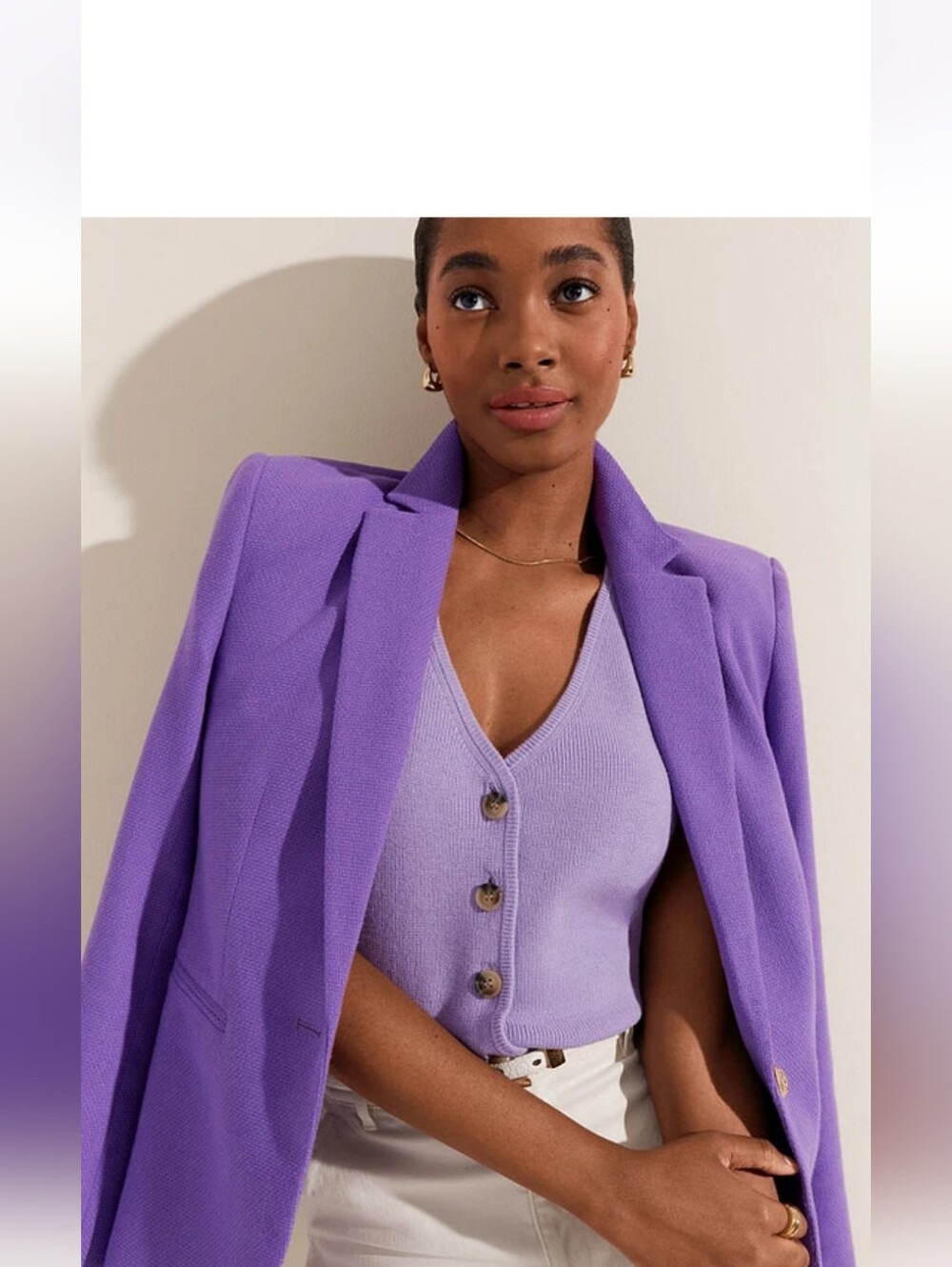 Ann Taylor Hutton Blazer Majestic Violet NWT Size 4